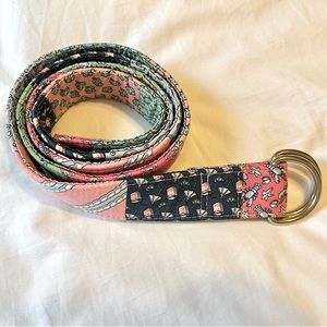Vineyard Vines patchwork D-ring Belt XL